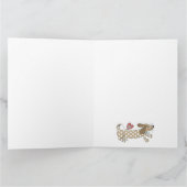 Aangepaste worst Dog Dachshund Valentijnsdag Kaart (Binnen)