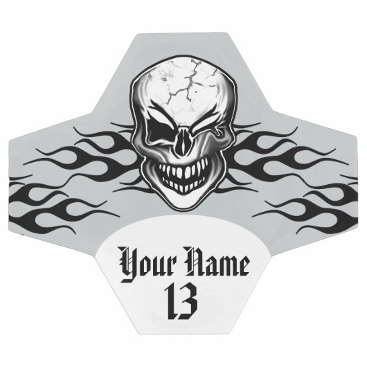 Aangepaste wrijvingsschedel en vlam voetbal (Enkel)