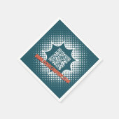 Aangepaste WWWW-service voor blauwe reiniging Servet (Hoek)