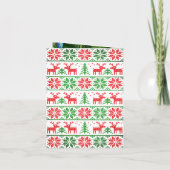 Aangepaste Xmas elf foto in een huisdier (Achterkant)