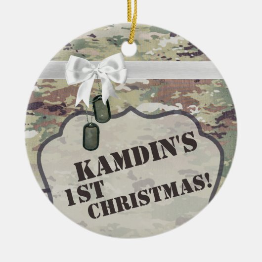Aangepaste XMAS Ornament Army OCP Camo Uniform (Voorkant)