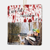 Aangepaste XMAS-Ornament bloedplaatjesampier Keramisch Ornament (Links)