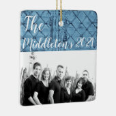 Aangepaste XMAS-Ornament Rustic Tin Panel Ceilin Keramisch Ornament (Rechts)