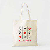 Aangepaste XOXO-Canvas tas (Voorkant)