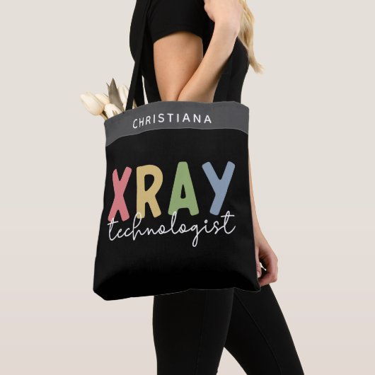 Aangepaste Xray Technoloog X-ray Tech Geschenken Tote Bag (Dichtbij)