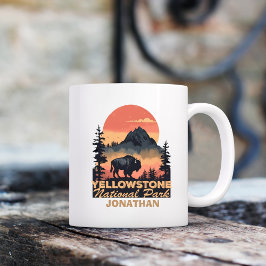 Aangepaste Yellowstone National Park Camping Koffiemok