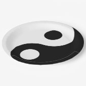 Aangepaste Yin Yang Papieren Bordje (Gekanteld)