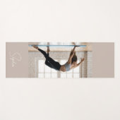 Aangepaste yoga foto met tekst yogamat (Voorkant (horizontaal))