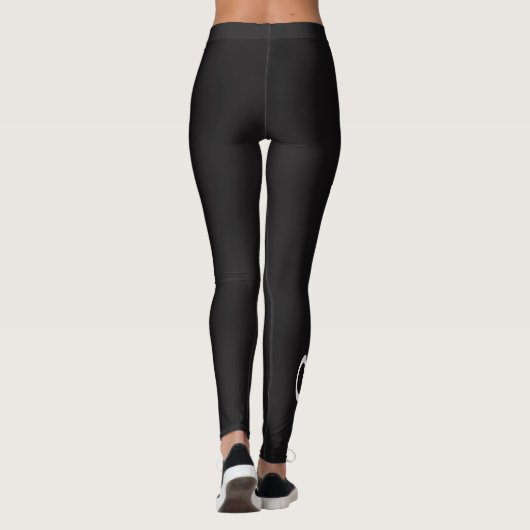 Aangepaste Yoga-Leggings met naam Leggings (Achterkant)