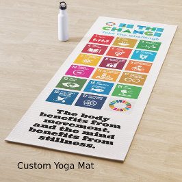 Aangepaste Yoga Mat Gepersonaliseerd - Yoga Docent
