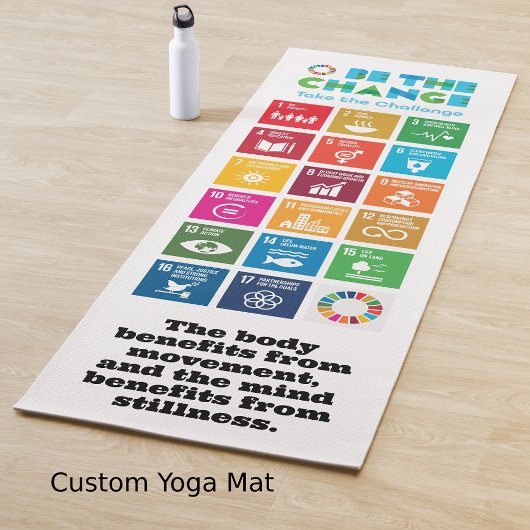 Aangepaste Yoga Mat Gepersonaliseerd - Yoga Docent