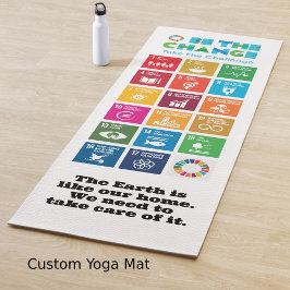 Aangepaste Yoga Mat Gepersonaliseerd - Yoga Docent