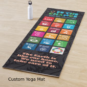 Aangepaste Yoga Mat Gepersonaliseerde Mindfulness 