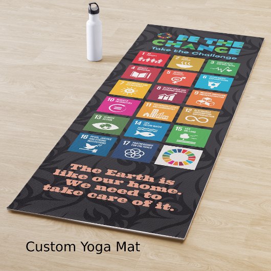 Aangepaste Yoga Mat Gepersonaliseerde Mindfulness