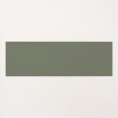 Aangepaste Yoga Mat – Moss Green Split Design (Achterkant (horizontaal))