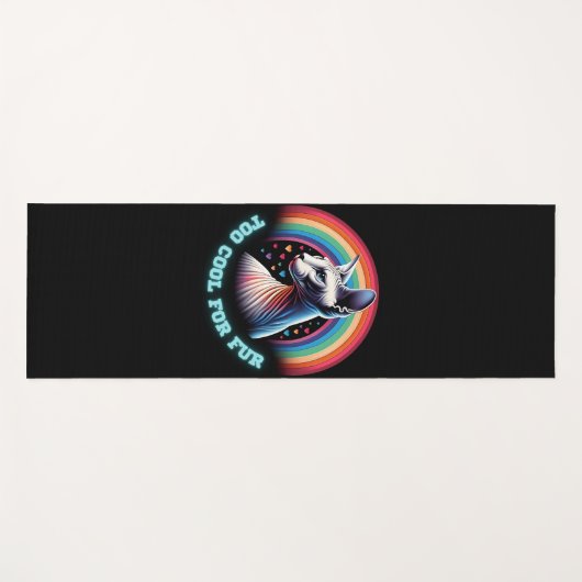 Aangepaste Yoga Mat Sphynx Kat Te Koel voor Bont (Voorkant (horizontaal))