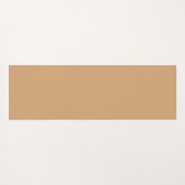 Aangepaste Yoga Mat – Warm Zand Minimal Design (Achterkant (horizontaal))