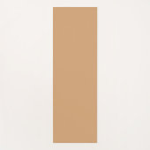 Aangepaste Yoga Mat – Warm Zand Minimal Design (Voorkant)