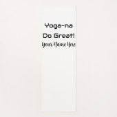 Aangepaste Yoga-na Doe Groot Inspirerend Yogamat (Voorkant)