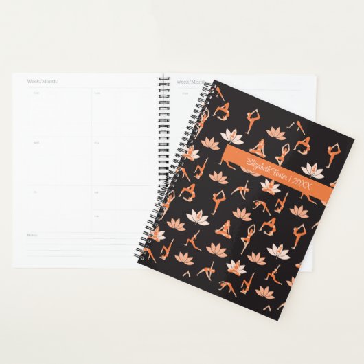 Aangepaste Yoga Planner met Lotus Design (Display)