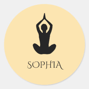 Aangepaste Yoga stickers