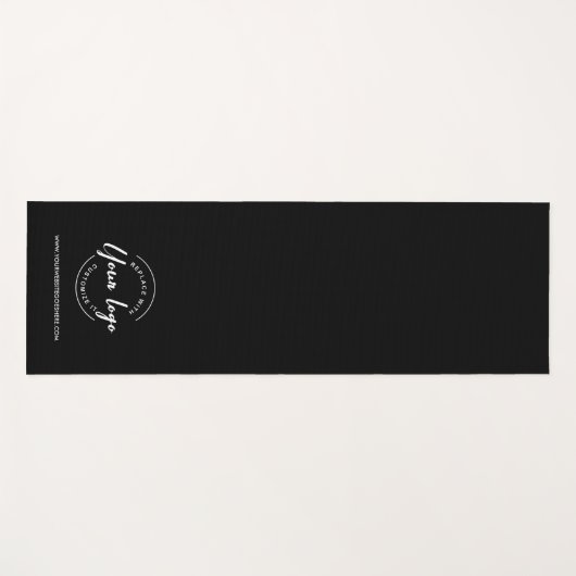 Aangepaste Yoga Studio Business logo website Eenvo Yogamat (Voorkant (horizontaal))
