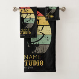 Aangepaste Yoga Studio Fitness Instructor Guru Bad Handdoek