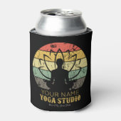 Aangepaste Yoga Studio Fitness Instructor Guru Blikjeskoeler (Blikje Voorkant)