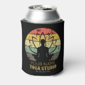 Aangepaste Yoga Studio Fitness Instructor Guru Blikjeskoeler (Blikje Achterkant)