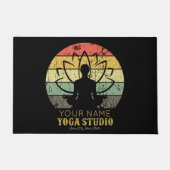 Aangepaste Yoga Studio Fitness Instructor Guru Deurmat (Voorkant)