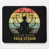Aangepaste Yoga Studio Fitness Instructor Guru Muismat (Voorkant)