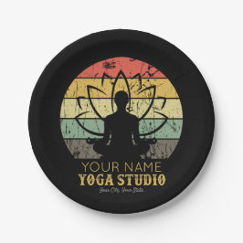 Aangepaste Yoga Studio Fitness Instructor Guru Papieren Bordje