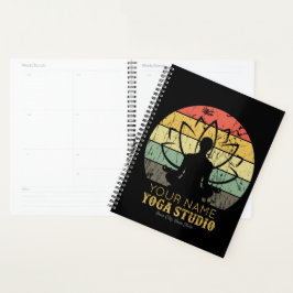 Aangepaste Yoga Studio Fitness Instructor Guru Planner