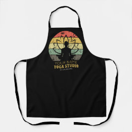 Aangepaste Yoga Studio Fitness Instructor Guru Schort