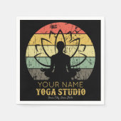 Aangepaste Yoga Studio Fitness Instructor Guru Servet (Voorkant)