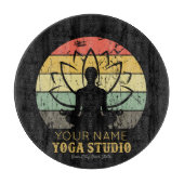 Aangepaste Yoga Studio Fitness Instructor Guru Snijplank (Voorkant)