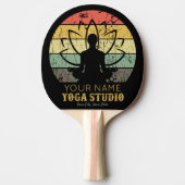 Aangepaste Yoga Studio Fitness Instructor Guru Tafeltennisbatje (Voorkant)