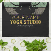 Aangepaste Yoga Studio Fitness Instructor Guru Theedoek (Gevouwen)