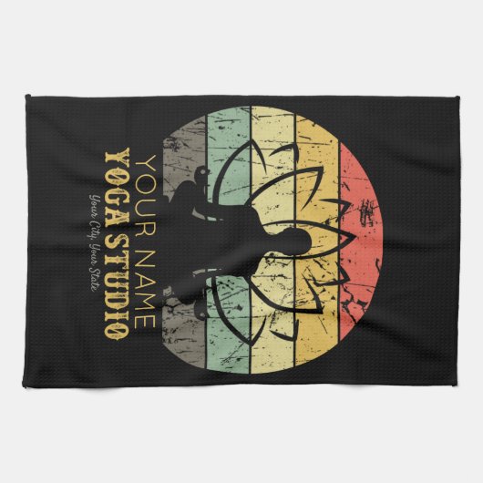 Aangepaste Yoga Studio Fitness Instructor Guru Theedoek (Horizontaal)