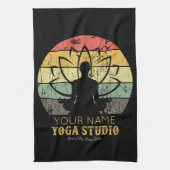 Aangepaste Yoga Studio Fitness Instructor Guru Theedoek (Verticaal)