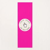 Aangepaste yogamat - jouw tekst/Afbeelding toevoeg (Voorkant)