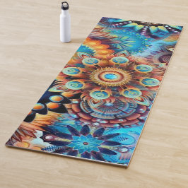 Aangepaste yogamat mandala