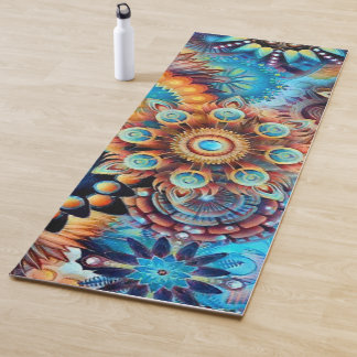 Aangepaste yogamat mandala