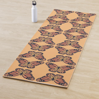 Aangepaste yogamat Monarch vlinders