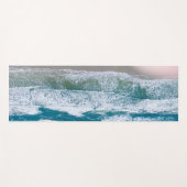 Aangepaste yogamat oceaan golven kust (Voorkant (horizontaal))