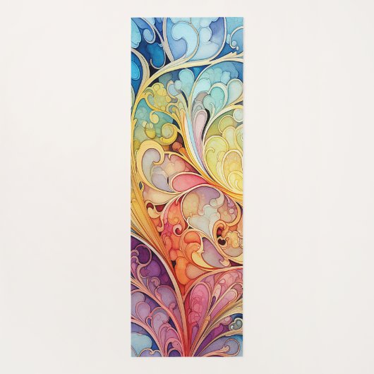 Aangepaste yogamatten met Design Yogamat (Achterkant)