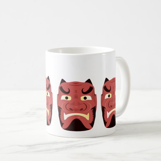 Aangepaste Yokai Oni (Japanse Demon) Mok (Voorkant rechts)