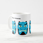 Aangepaste Yokai Oni (Japanse Demon) Mok (Voorkant links)