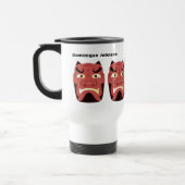 Aangepaste Yokai Oni (Japanse Demon) Reismok Reisbeker (Links)