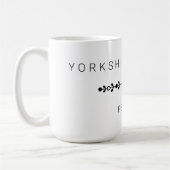 Aangepaste Yorkie Naam Mok - Minimalistische Yorks (Links)